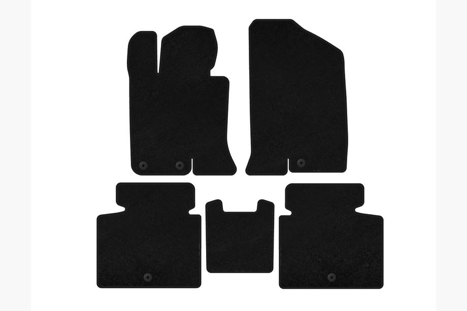 Kia Optima 2010-2016 Covorase textile Classic V-2 (SD, Negru) Image