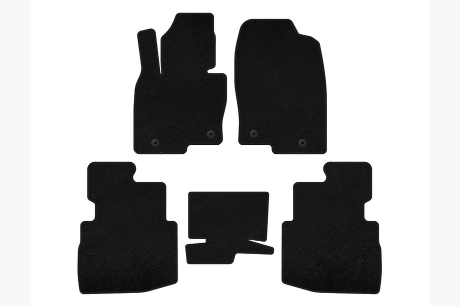 Mazda CX-9 2017- Covorase textile Classic (2 randuri, 7 locuri, Negru) Image