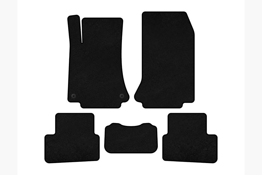 Mercedes A-class W176 2012-2018 Covorase textile Classic (negre) Image
