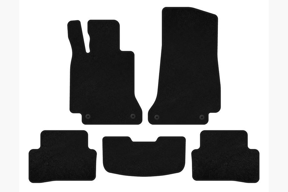 Mercedes C-class W205 2014-2021 Covorase textile Classic (SD, Negru) Foto 1
