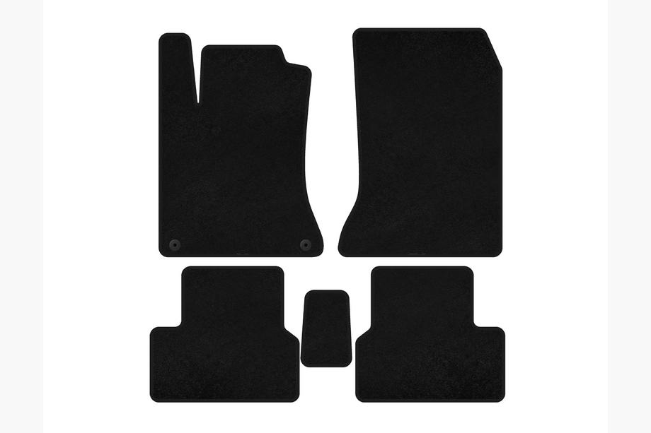 Mercedes B-class W246 2011-2018 Covorase textile Classic (2011-2014, negre) Foto 1