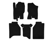 Nissan Navara 2006-2015 Covorase auto textile Classic (fara clipsuri de fixare, negre) foto 1