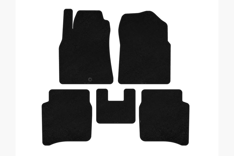 Nissan Primera P12 2002–2007 Covorase textile Classic (SD, Negru) Image
