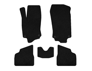 Opel Corsa C 2000-2006 Covorase textile Classic (negre) foto 1