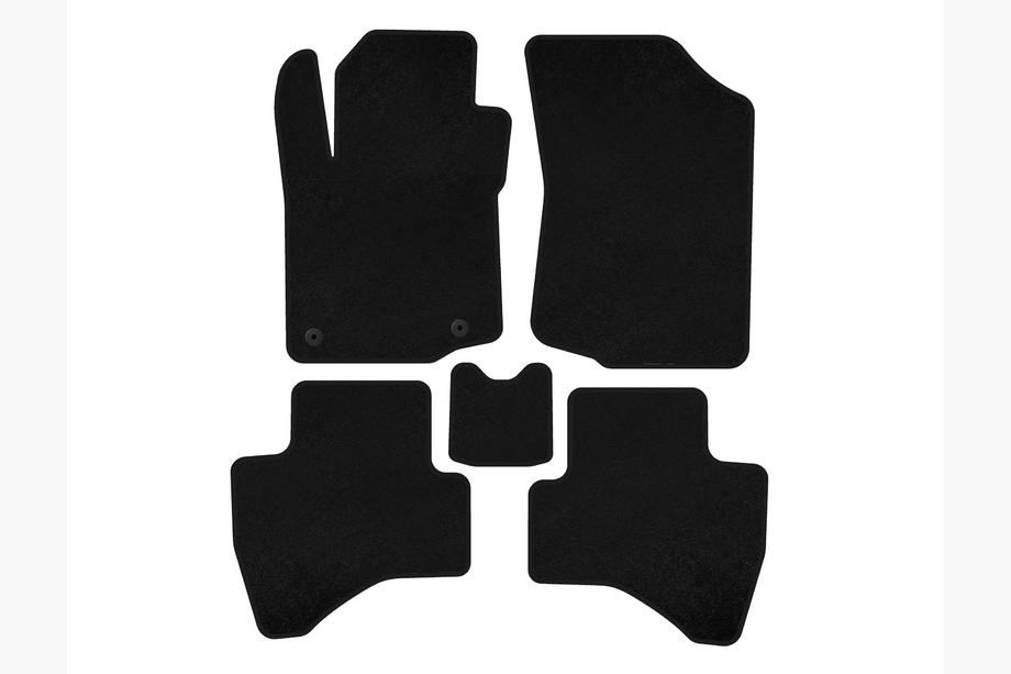 Peugeot 107 2005-2014 Covorase textile Classic (HB, Negru) Image