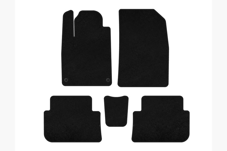 Peugeot 407 2004-2011 Covorase textile Classic (SD, Negru) Image