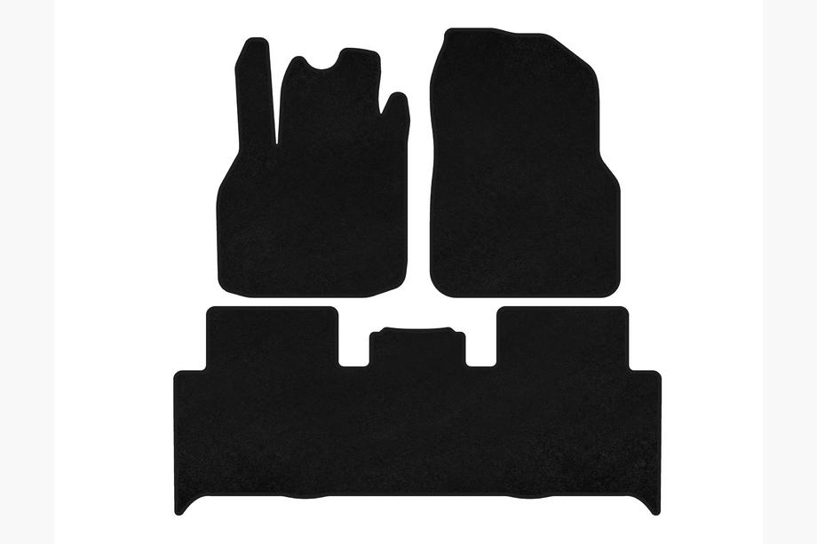 Renault Scenic/Grand 2003-2009 Covorase textile Classic (2 randuri, negre) Foto 1