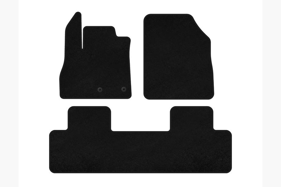 Renault Scenic/Grand 2016–2025 Covorase textile Classic (5 locuri, Negru) Foto 1
