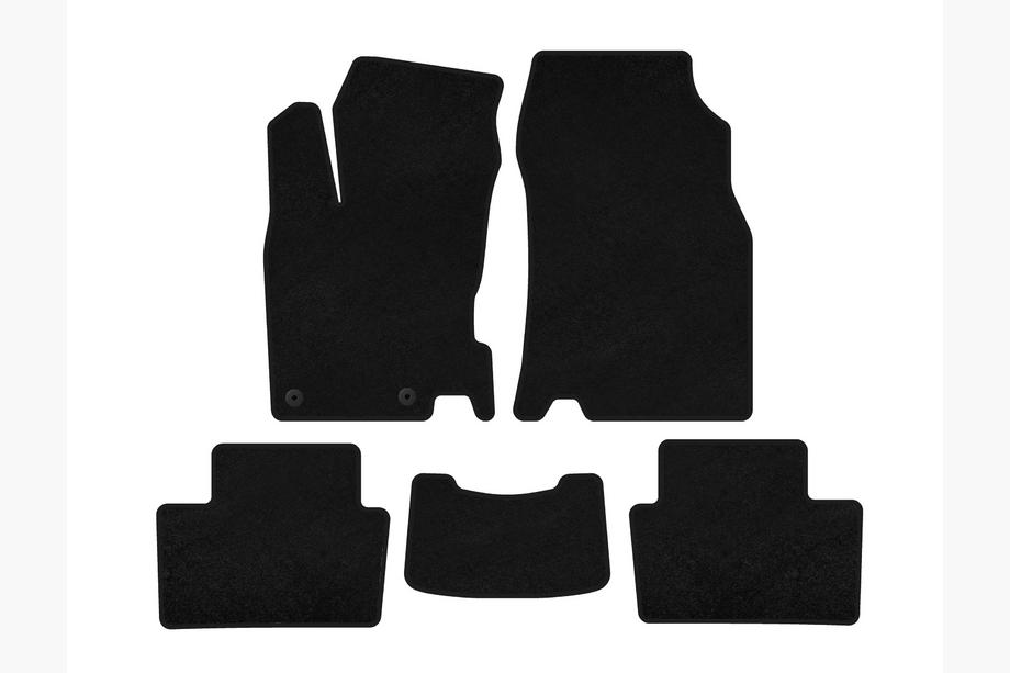 Renault Kadjar 2015-2022 Covorase textile Classic (2015-2018, Negru) Image