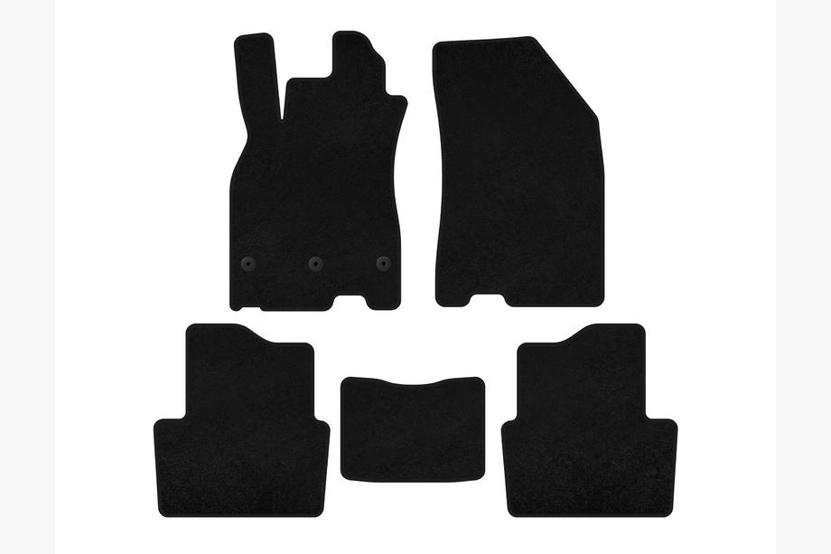 Renault Megane III 2009-2016 Covorase textile Classic (SD, Negru) Image