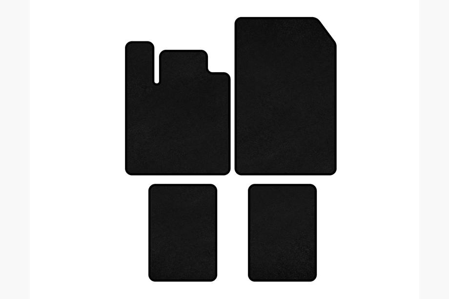 Renault Twingo 2007-2014 Covorase textile Classic (negre) Image