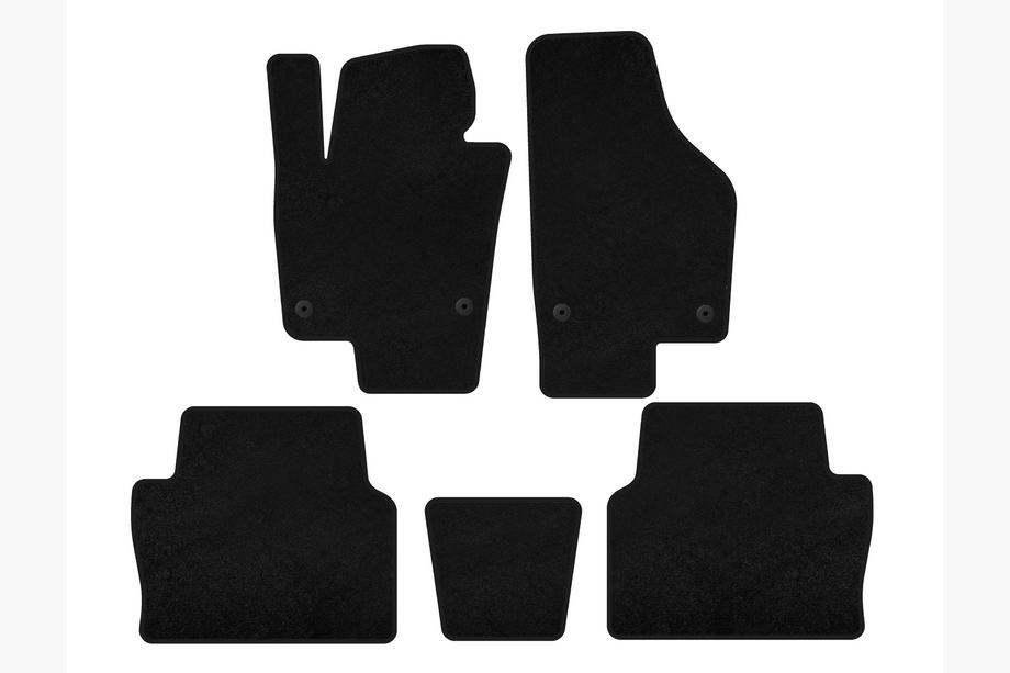 Seat Alhambra 2010- Covorase textile Classic (2 randuri, negre) Image