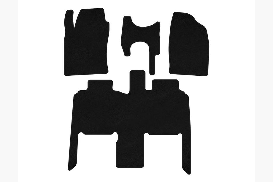 Toyota Previa 2000-2006 Covorase textile Classic (Negru) Image
