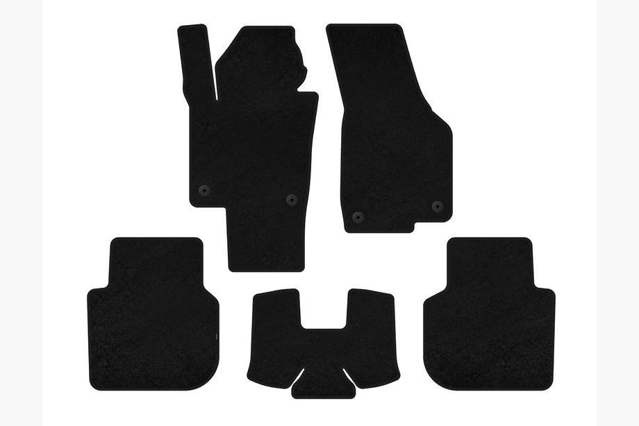 Volkswagen Passat B8 2015-2023 Covorase textile Classic (2015-2019, SD, Negru) Image
