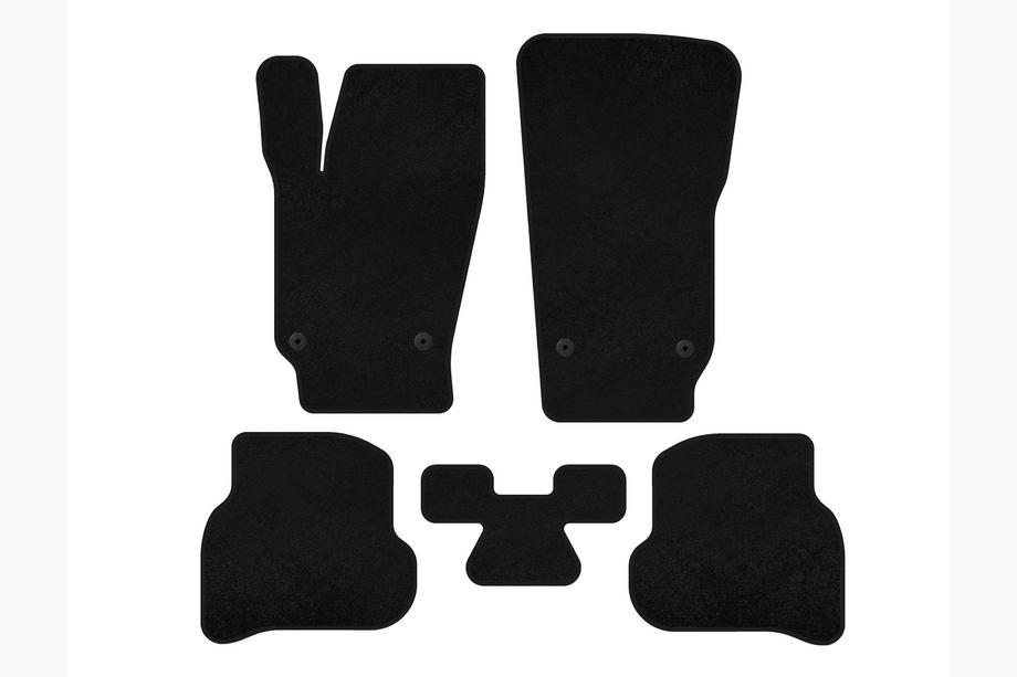Volkswagen Polo 2010-2017 Covorase textile Classic (HB, 3/5 usi, Negru) Foto 1