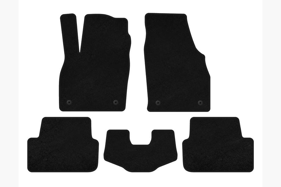 Volkswagen Polo 2017- Covorase textile Classic (HB, Negru) Image