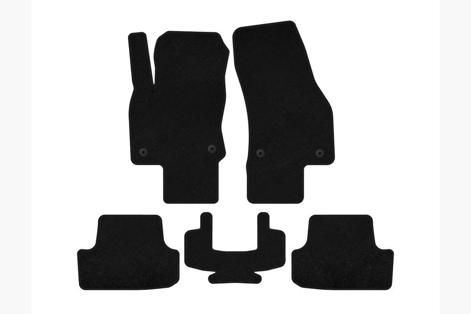 Volkswagen T-Roc 2017-2025 Covorase textile Classic (5 usi, Negru) Image