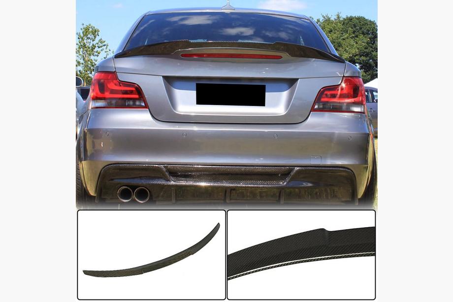 BMW 1 Series E81/E82/E87/E88 2004-2011 Spoiler M4-Style (pentru E82, carbon) Foto 2