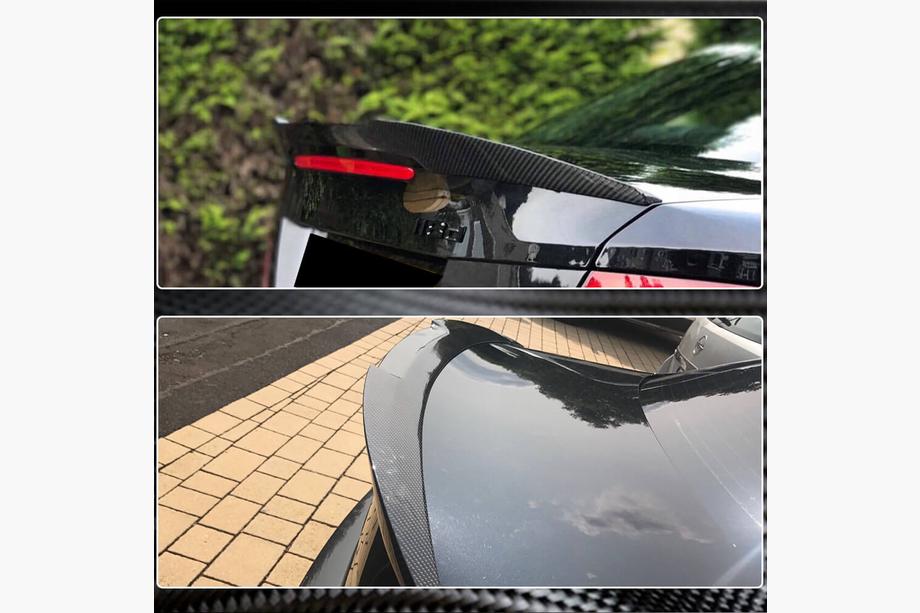 BMW 1 Series E81/E82/E87/E88 2004-2011 Spoiler M4-Style (pentru E82, carbon) Foto 5