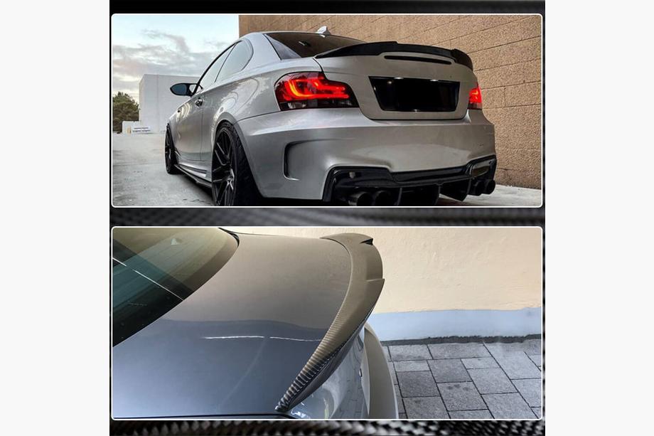 BMW 1 Series E81/E82/E87/E88 2004-2011 Spoiler M4-Style (pentru E82, carbon) Foto 6