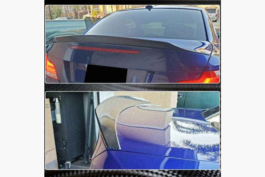 BMW 1 Series E81/E82/E87/E88 2004-2011 Spoiler (pentru E82, Carbon) Foto 4