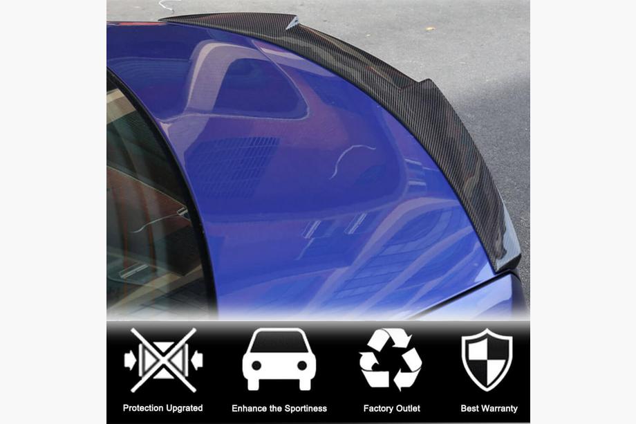 BMW 2 Series F22/F23 2014-2021 Spoiler M4-Style (pentru F22, carbon) Foto 2