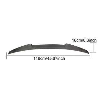 Spoiler M4-Style (pentru SD, carbon) foto 4