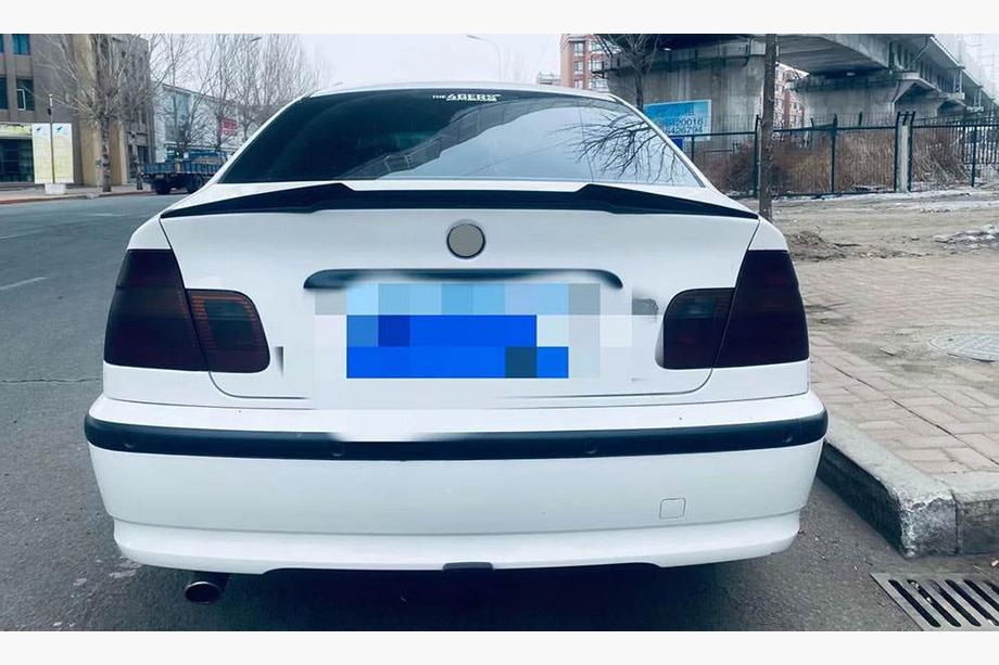 BMW 3 Series E46 1998-2006 Spoiler M4-Style (pentru SD, carbon) Foto 2