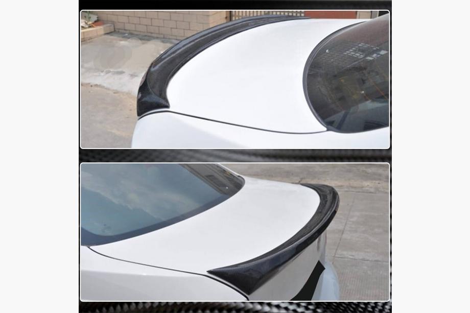 BMW 3 Series E90/E91 2005-2011 Spoiler P-Style (pentru E90, Carbon) Foto 4