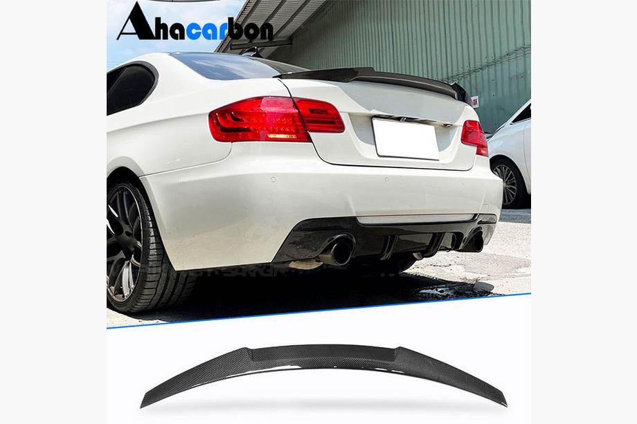 BMW 3 Series E92/E93 2006–2013 Spoiler M4-Style V2 (pentru E92, Carbon) Foto 1