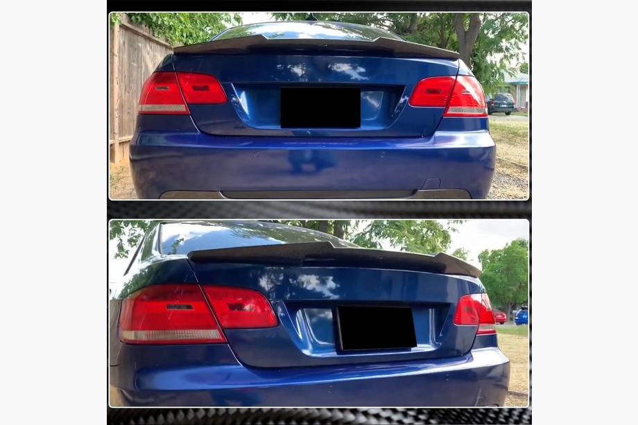 BMW 3 Series E92/E93 2006–2013 Spoiler M4-Style V2 (pentru E92, Carbon) Foto 4