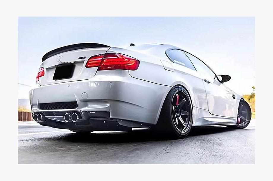 BMW 3 Series E90/E91 2005-2011 Spoiler portbagaj spate FRP V7 (Coupe) Foto 4