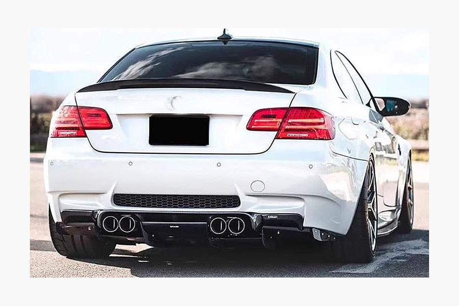 BMW 3 Series E90/E91 2005-2011 Spoiler portbagaj spate FRP V7 (Coupe) Foto 5