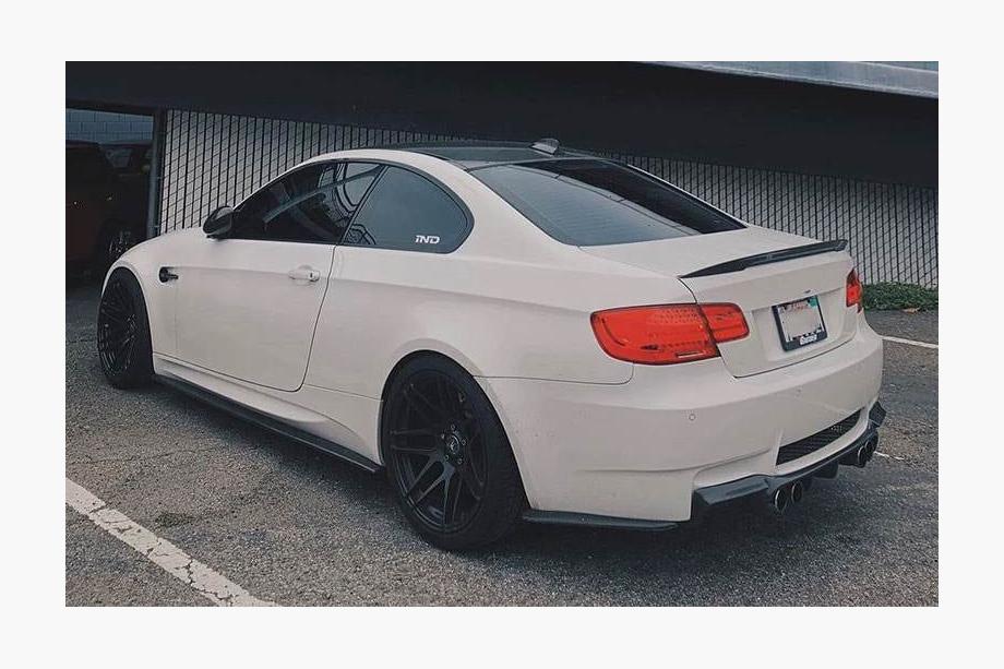 BMW 3 Series E90/E91 2005-2011 Spoiler portbagaj spate FRP V7 (Coupe) Foto 6