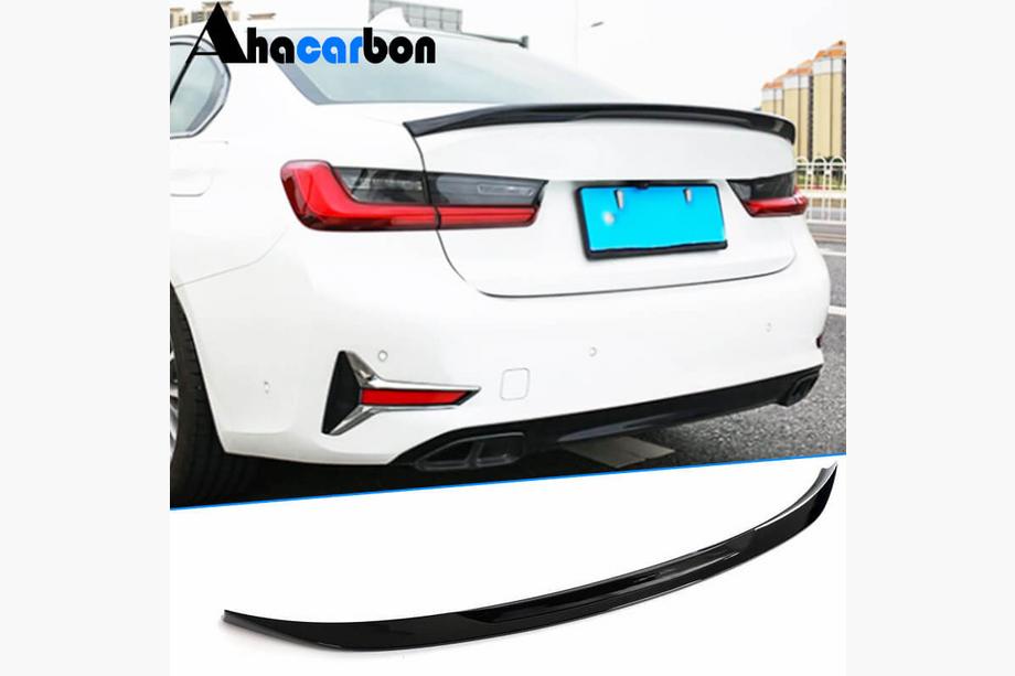 BMW 3 Series G20/G21 2018- Spoiler Portbagaj Negru Lucios ABS V3 (SD) Foto 1