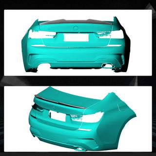 Spoiler PSM-Style V4 (pentru G20/G80, Carbon) foto 3