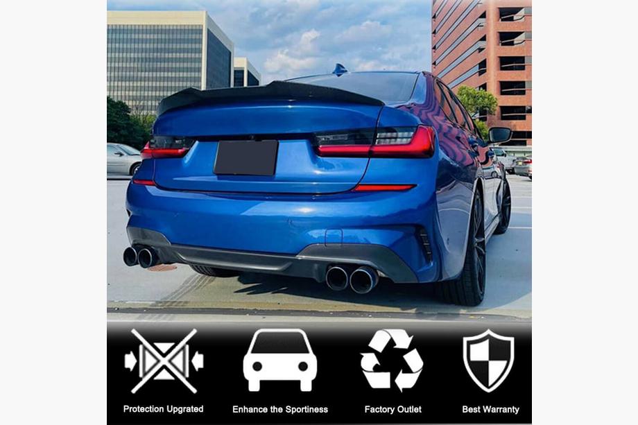 BMW 3 Series G20/G21 2018- Spoiler portbagaj Carbon V16 (SD) Foto 2