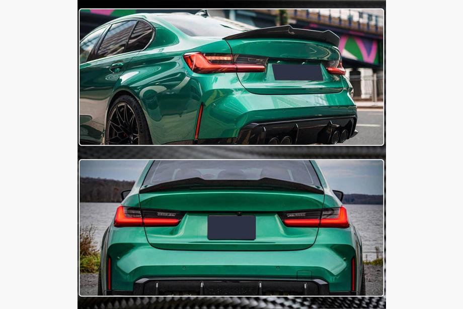 BMW 3 Series G20/G21 2018- Spoiler portbagaj Carbon V16 (SD) Foto 3