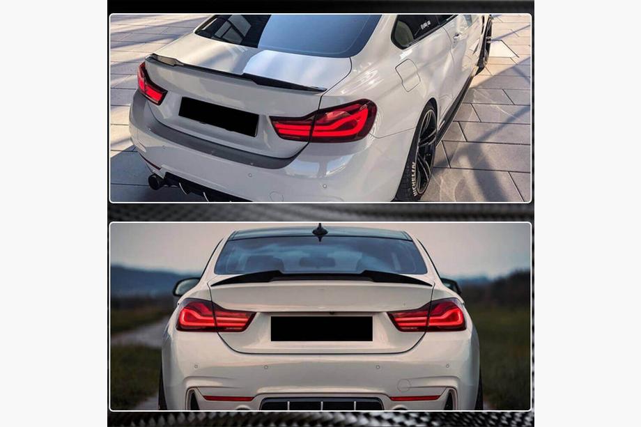 BMW 4 Series F32/F33/F36 2012-2020 Spoiler V2 (pentru F32, Carbon) Foto 4