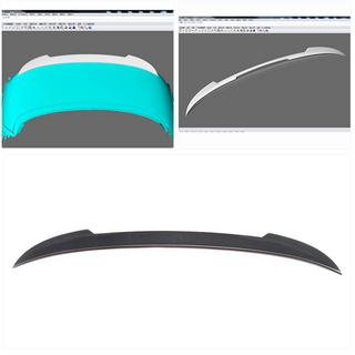 Spoiler V1 (pentru F33/F83, Carbon) BMW 4 Series F32/F33/F36 2012-2020 foto 2
