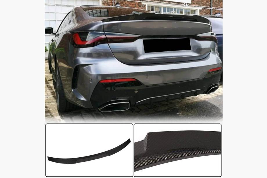 BMW 4 Series G22/23/26 2020- Spoiler M4-Style V2 (pentru G22/G82, Carbon) Foto 1