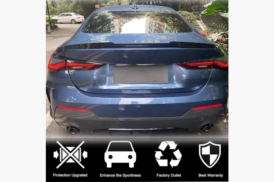 BMW 4 Series G22/23/26 2020- Spoiler M4-Style V2 (pentru G22/G82, Carbon) Foto 2