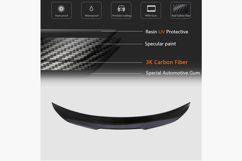 BMW 5 Series F10/F11 2010–2016 Spoiler PSM-Style (pentru F10, Carbon) Foto 5