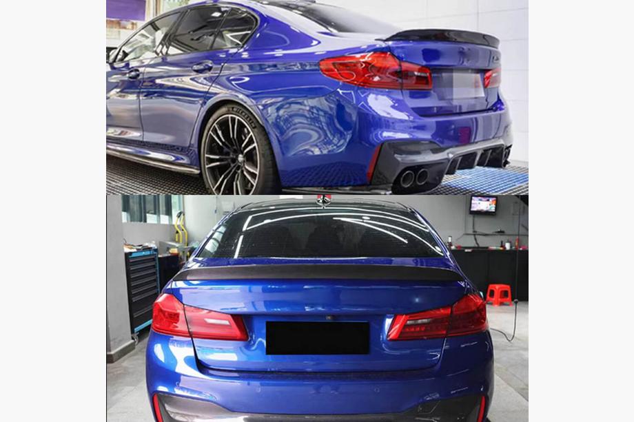 BMW Seria 5 G30/G31 2017–2023 Spoiler V1 (pentru G30/F90, Carbon) Foto 3
