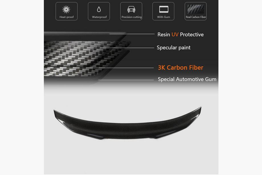 BMW 4 Series F32/F33/F36 2012-2020 Spoiler PSM-Style V2 (pentru F82, Carbon) Foto 3