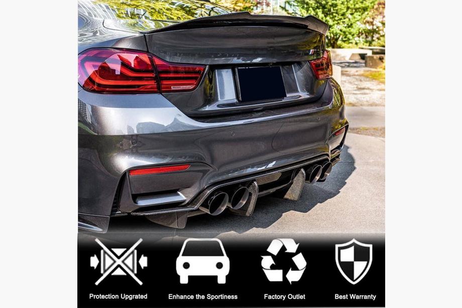 BMW 4 Series F32/F33/F36 2012-2020 Spoiler PSM-Style V2 (pentru F82, Carbon) Foto 6