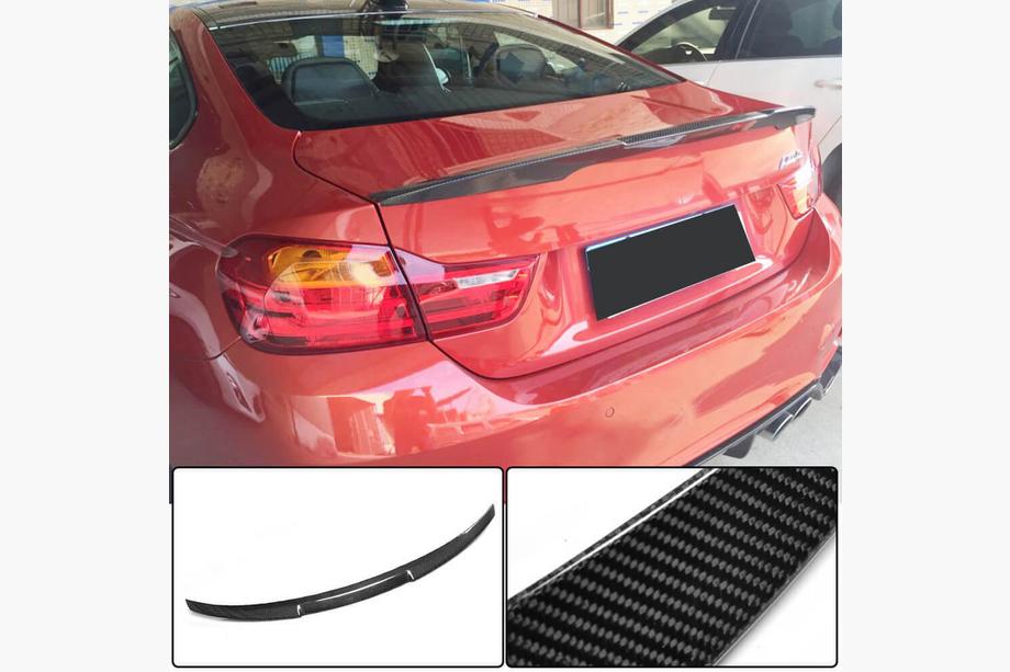 BMW 4 Series F32/F33/F36 2012-2020 Spoiler M4-Style V4 (pentru F82, Carbon) Foto 1