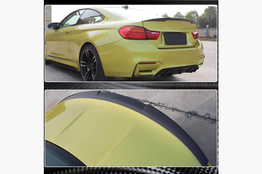 BMW 4 Series F32/F33/F36 2012-2020 Spoiler M4-Style V4 (pentru F82, Carbon) Foto 4