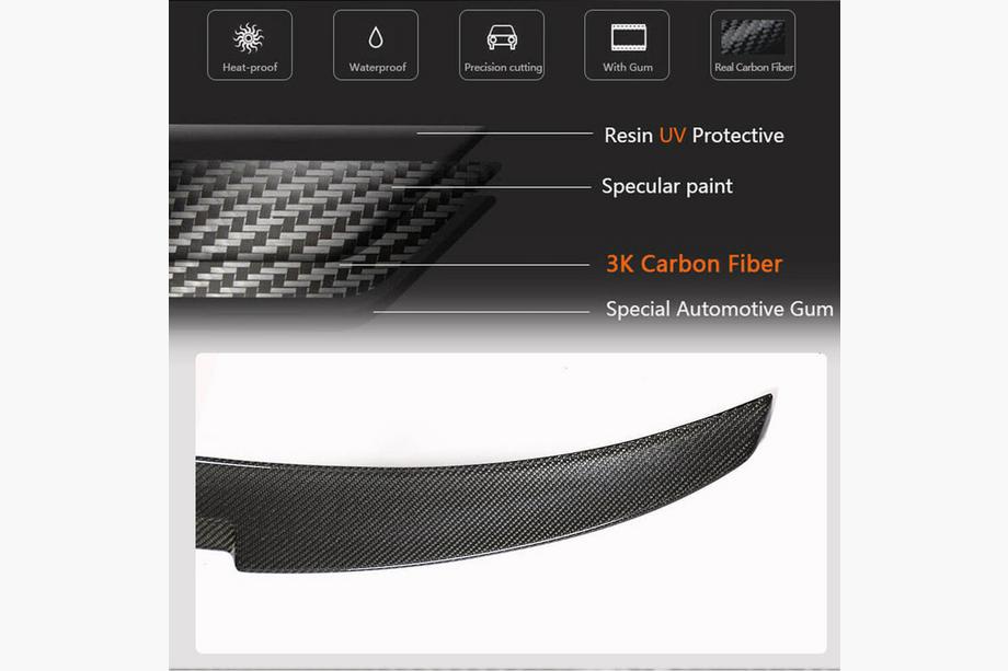 BMW 4 Series G22/23/26 2020- Spoiler stil M4 (pentru G26, carbon) Foto 7