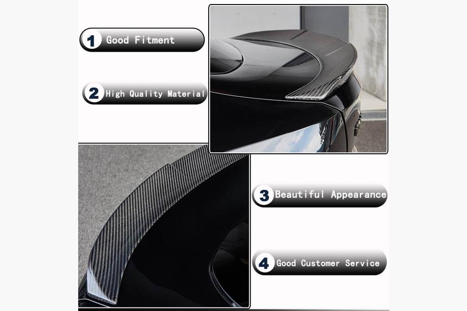 BMW 4 Series G22/23/26 2020- Spoiler V3 (pentru G26) Foto 3